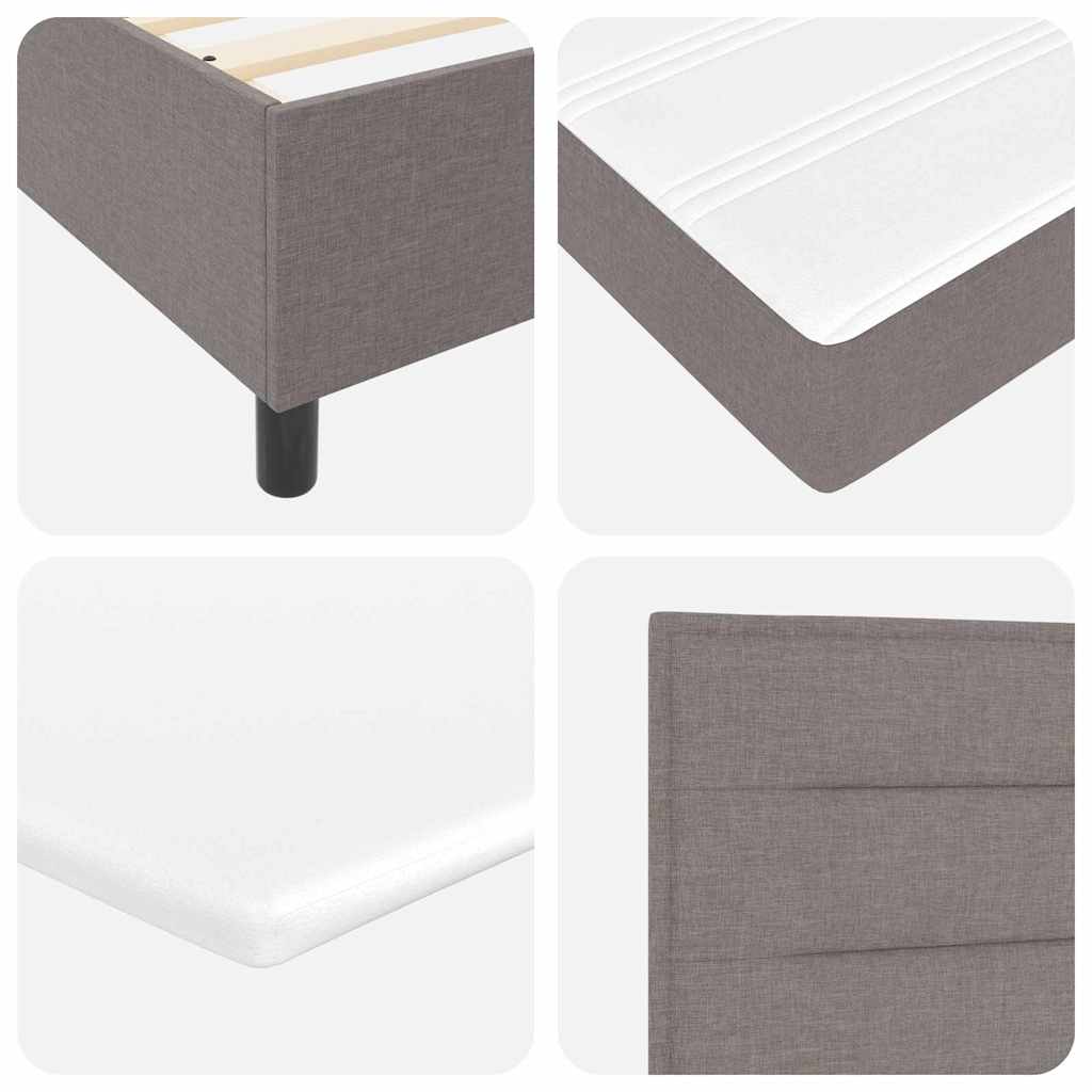 Letto a molle con materasso Talpa 200 x 200 cm Tessuto | homemem39