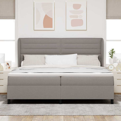 Letto a molle con materasso Talpa 200 x 200 cm Tessuto | homemem39