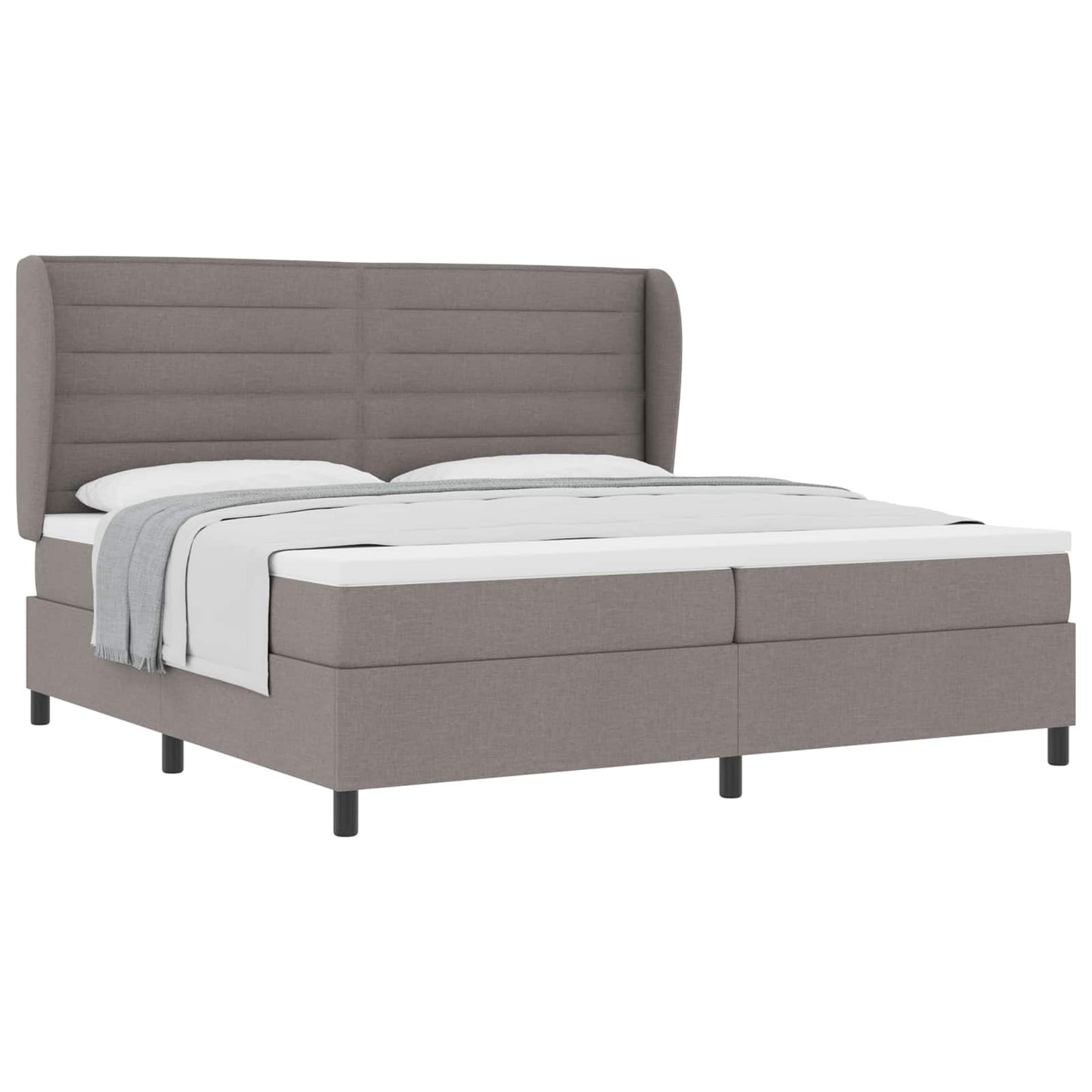 Letto a molle con materasso Talpa 200 x 200 cm Tessuto | homemem39