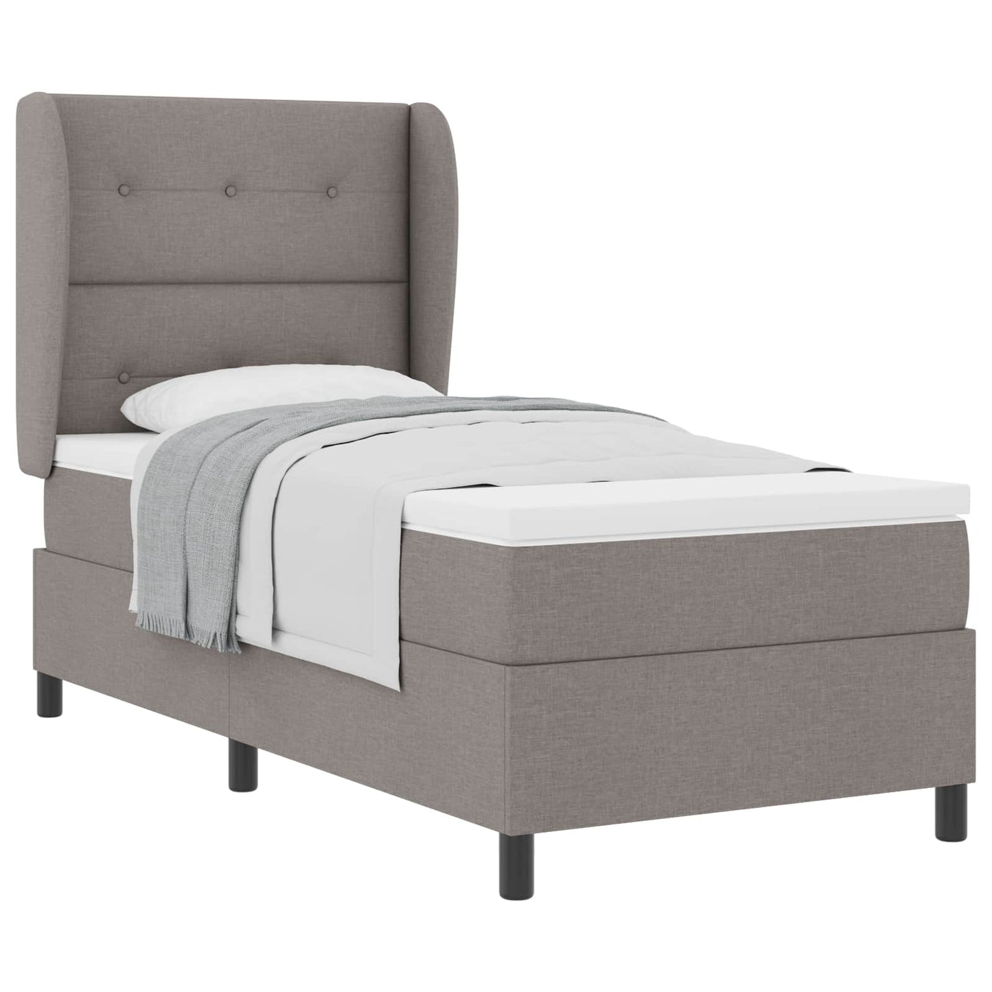 Letto a molle con testiera Talpa 100 x 200 cm Tessuto