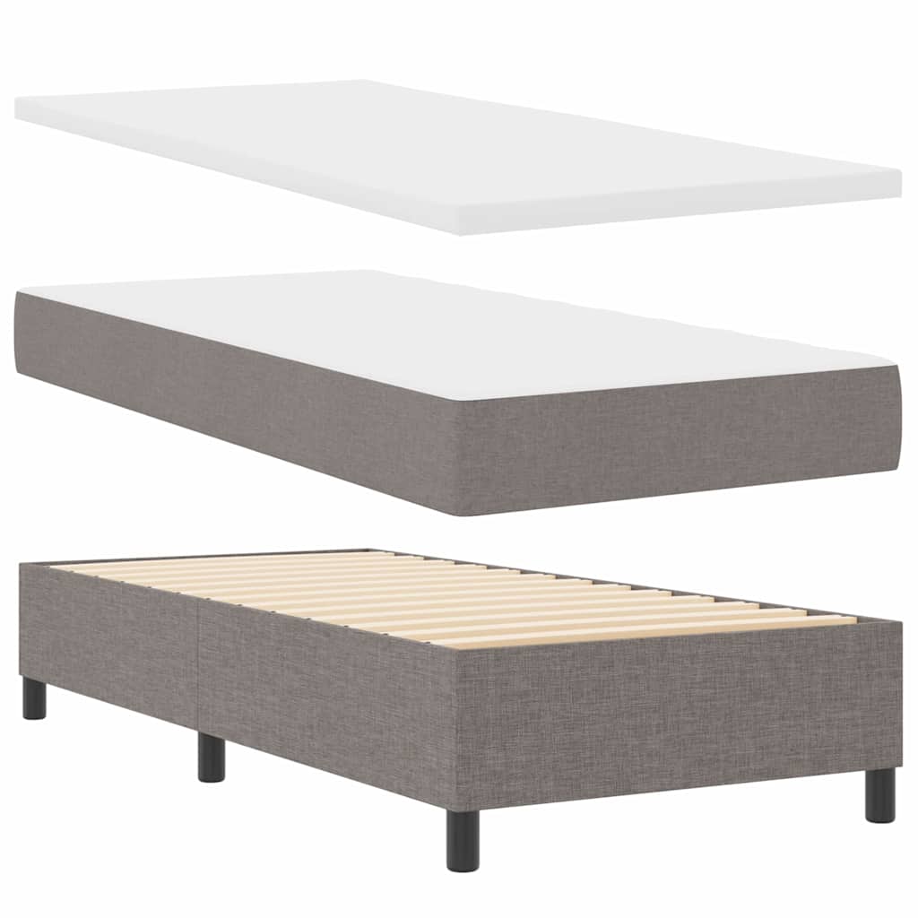 Letto a molle con testiera Talpa 100 x 200 cm Tessuto | homemem39