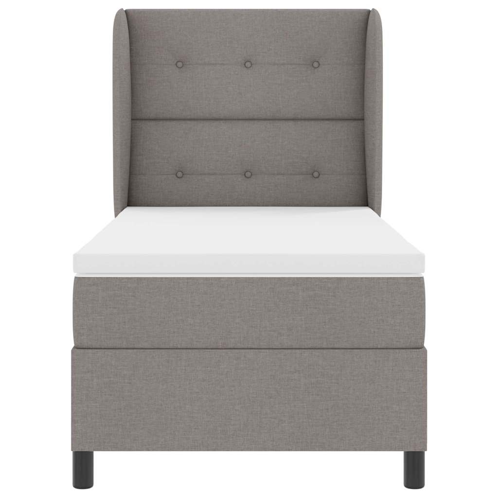 Letto a molle con testiera Talpa 100 x 200 cm Tessuto | homemem39