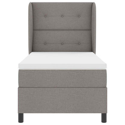 Letto a molle con testiera Talpa 100 x 200 cm Tessuto | homemem39