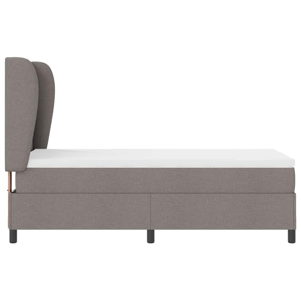 Letto a molle con testiera Talpa 100 x 200 cm Tessuto | homemem39