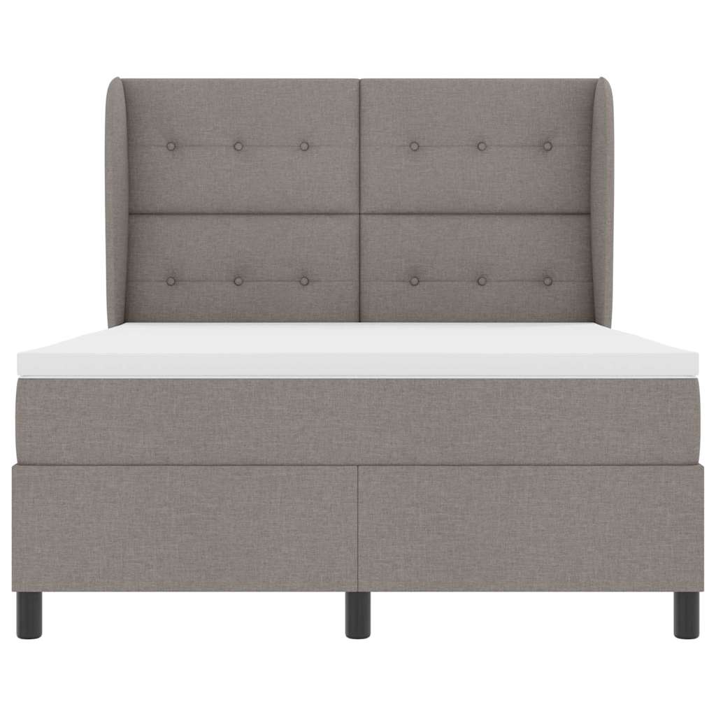 Letto a molle con testiera Talpa 140 x 190 cm Tessuto | homemem39