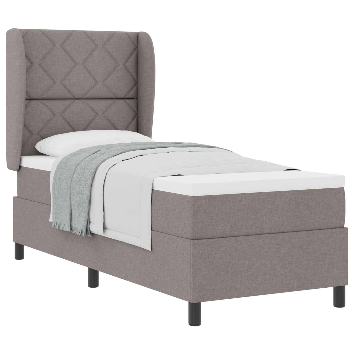 Letto a molle con testiera Talpa 80 x 200 cm Tessuto | homemem39