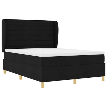 Letto a molle con materasso Nero 200 x 160 cm Tessuto | homemem39