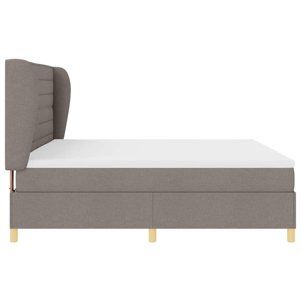 Letto a molle con materasso Talpa 200 x 200 cm Tessuto | homemem39