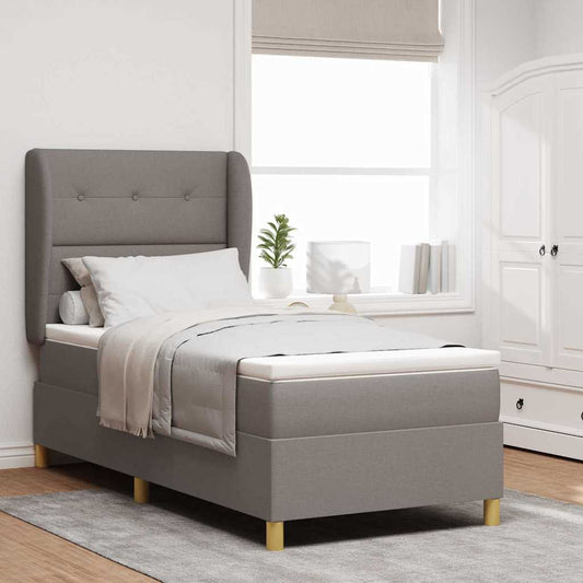 Letto a molle con testiera Talpa 190 x 90 cm Tessuto | homemem39