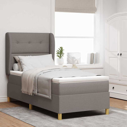 Letto a molle con testiera Talpa 200 x 100 cm Tessuto | homemem39