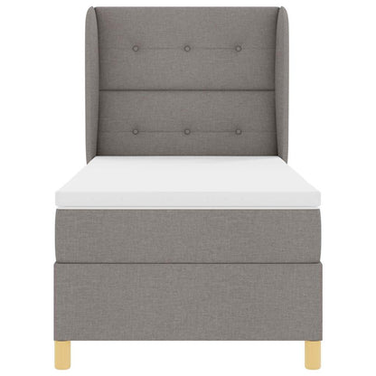 Letto a molle con testiera Talpa 200 x 100 cm Tessuto | homemem39