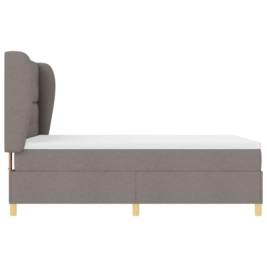 Letto a molle con testiera Talpa 190 x 140 cm Tessuto | homemem39