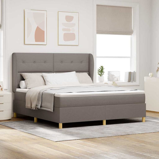 Letto a molle con testiera Talpa 200 x 180 cm Tessuto | homemem39