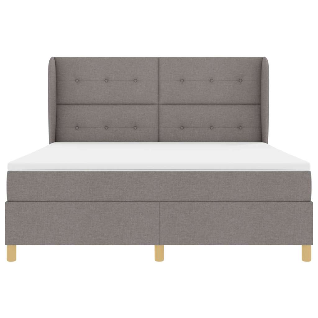 Letto a molle con testiera Talpa 200 x 180 cm Tessuto | homemem39
