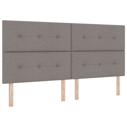 Letto a molle con testiera Talpa 200 x 200 cm Tessuto | homemem39