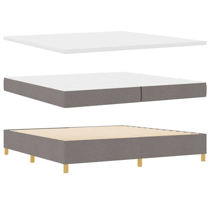 Letto a molle con testiera Talpa 200 x 200 cm Tessuto | homemem39