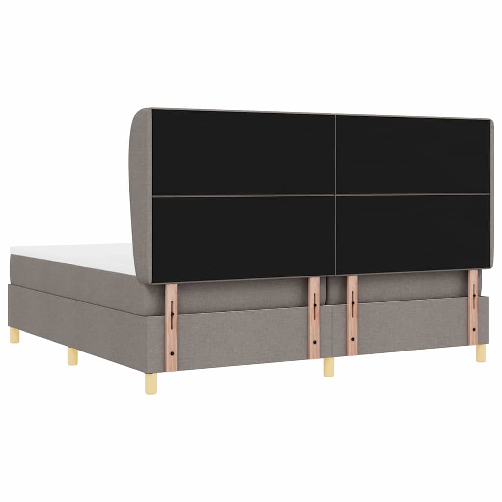 Letto a molle con testiera Talpa 200 x 200 cm Tessuto | homemem39