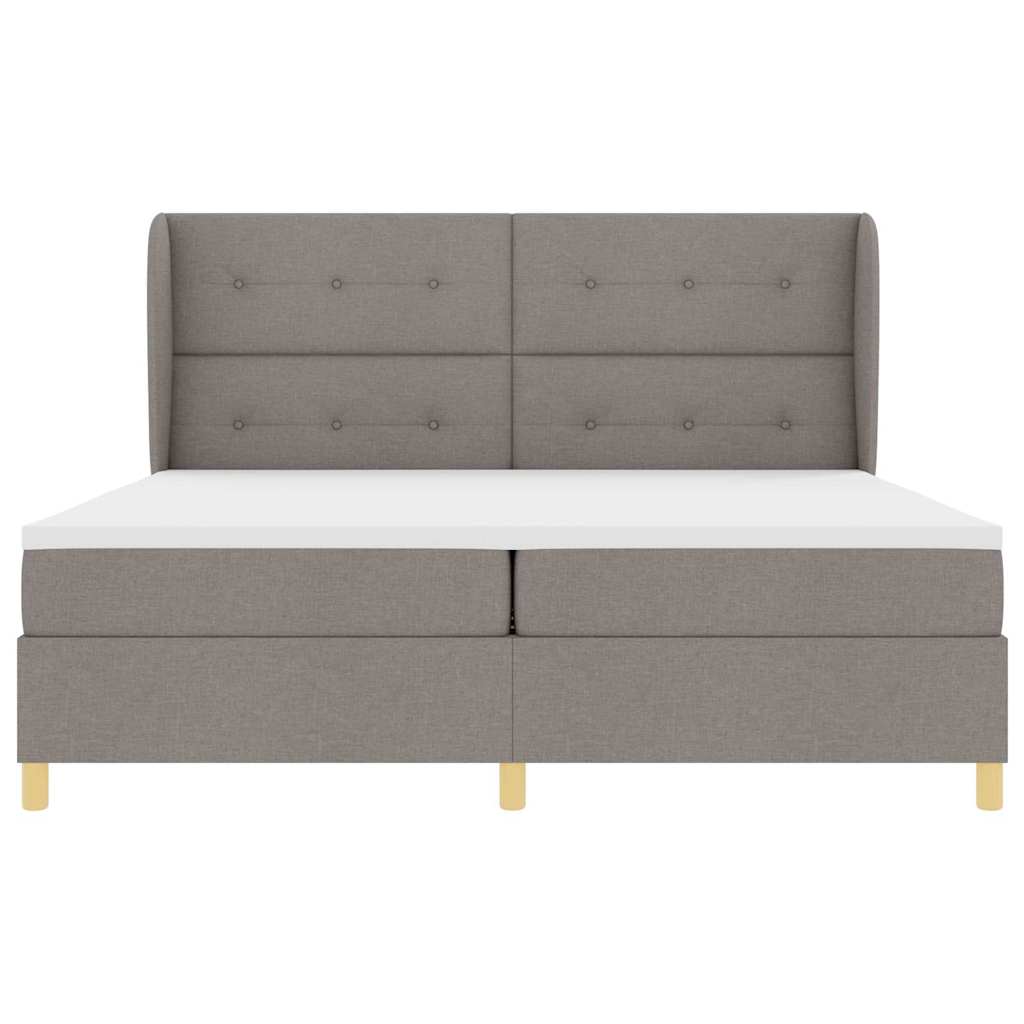 Letto a molle con testiera Talpa 200 x 200 cm Tessuto | homemem39