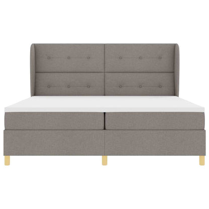 Letto a molle con testiera Talpa 200 x 200 cm Tessuto | homemem39