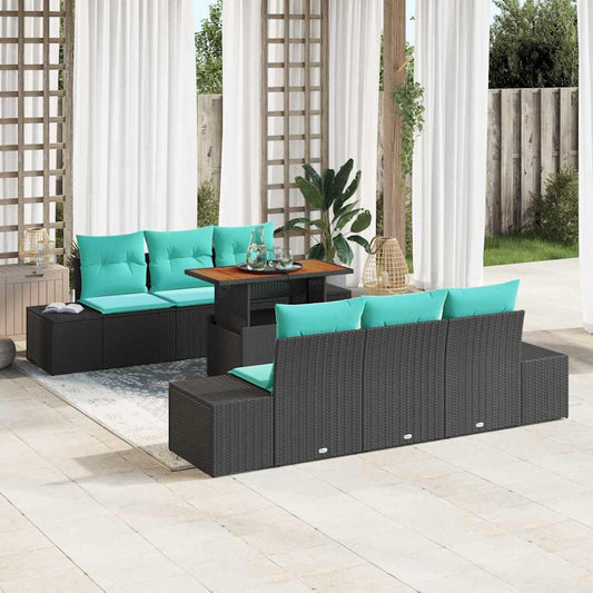 Set da Pranzo per Giardino 7 pz 6-Numero di posti | homemem39
