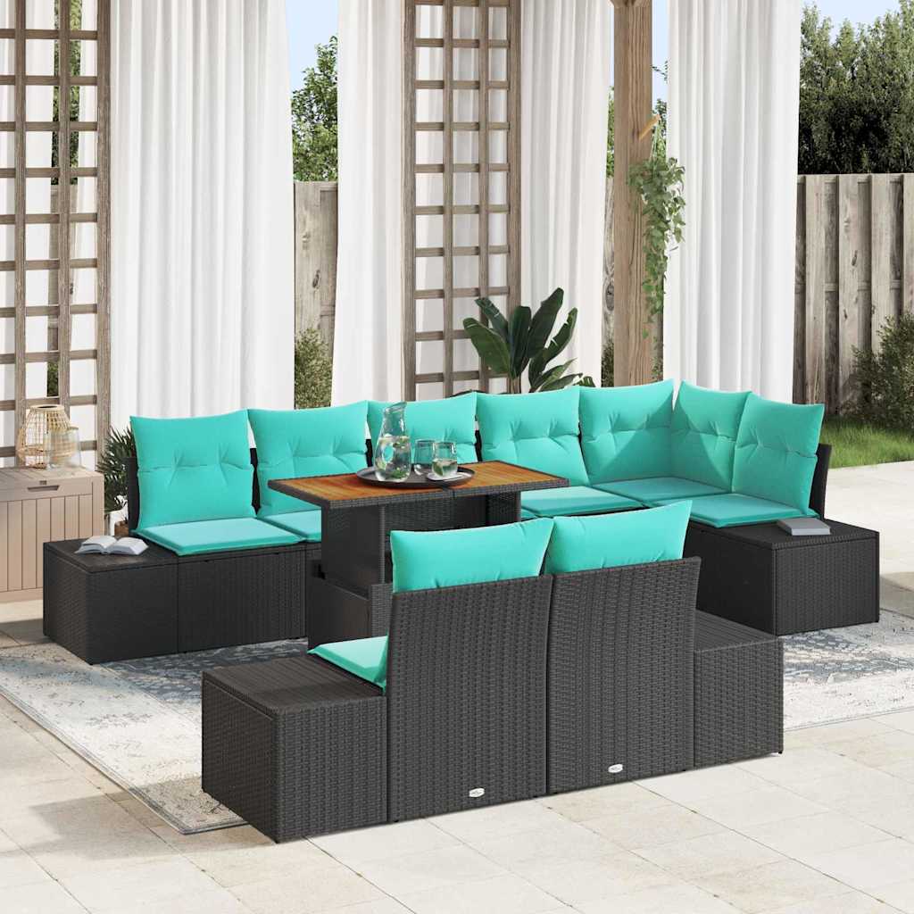 Set da Pranzo per Giardino 9 pz 8-Numero di posti