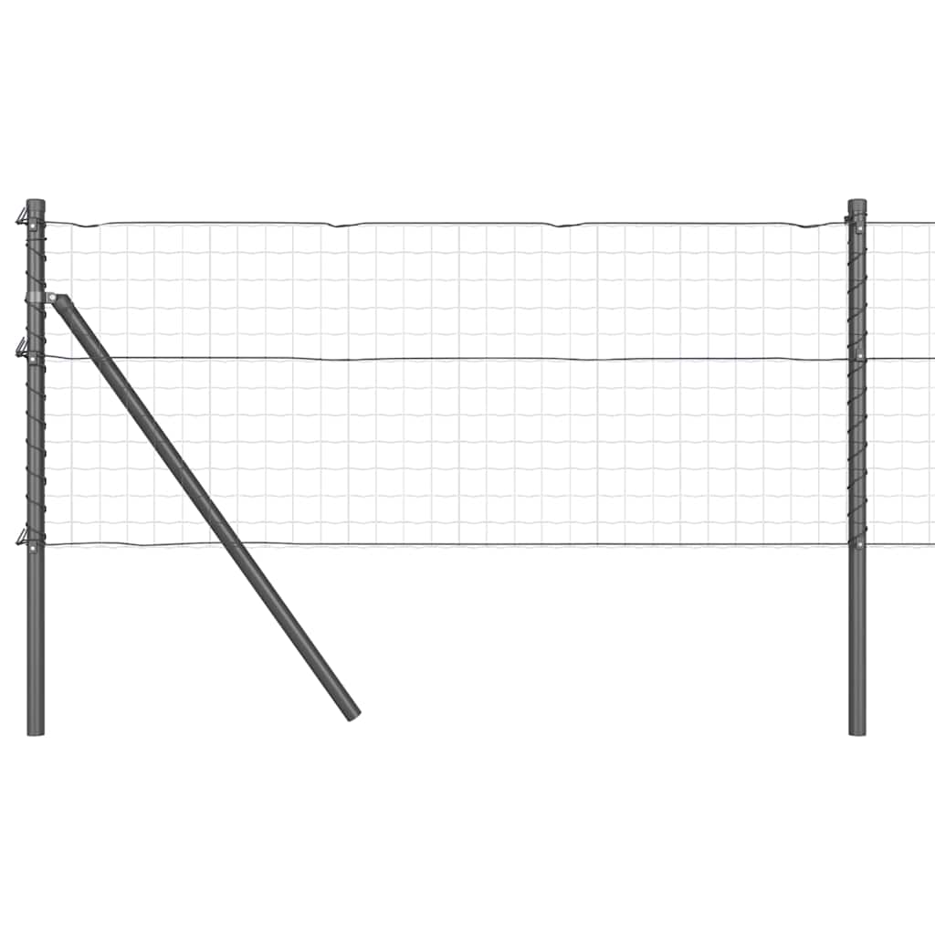 Palo della recinzione 26 pcs Grigio 3,2 x 3,2 x 120 cm | homemem39