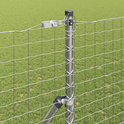 Palo della recinzione 52 pcs Grigio 3,2 x 3,2 x 210 cm | homemem39