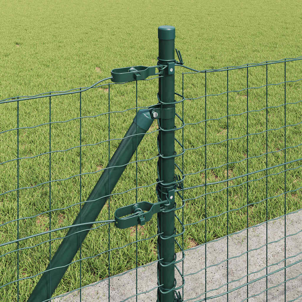 Palo per recinzione con base in cemento 52 pz Verde | homemem39