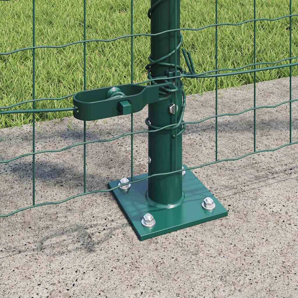 Palo per recinzione con base in cemento 26 pz Verde | homemem39