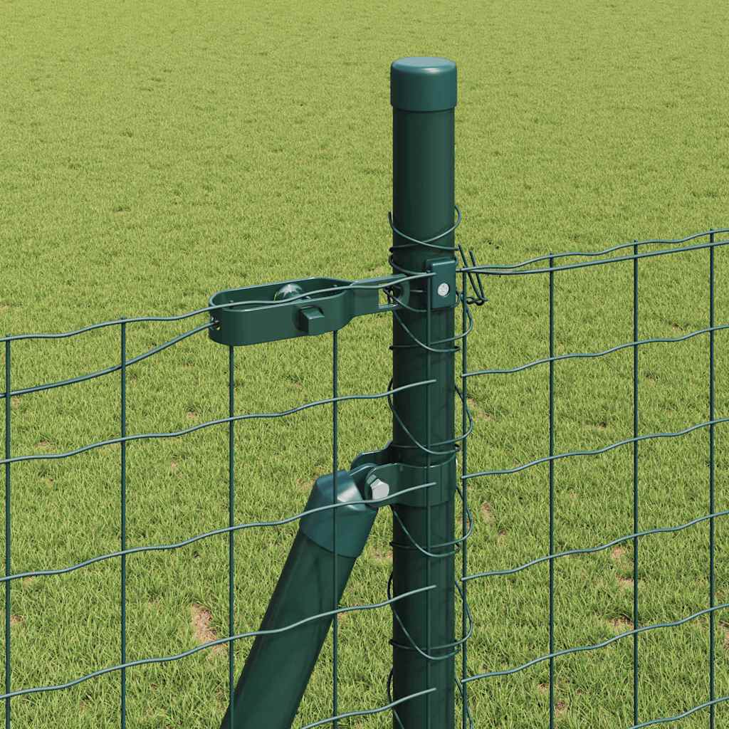 Palo per recinzione con base in cemento 26 pz Verde | homemem39