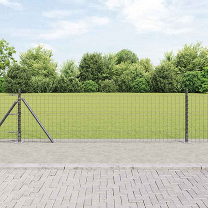 Palo per recinzione con base in cemento 26 pz Grigio | homemem39