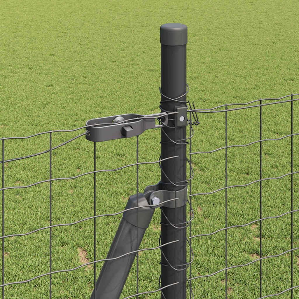 Palo per recinzione con base in cemento 26 pz Grigio | homemem39
