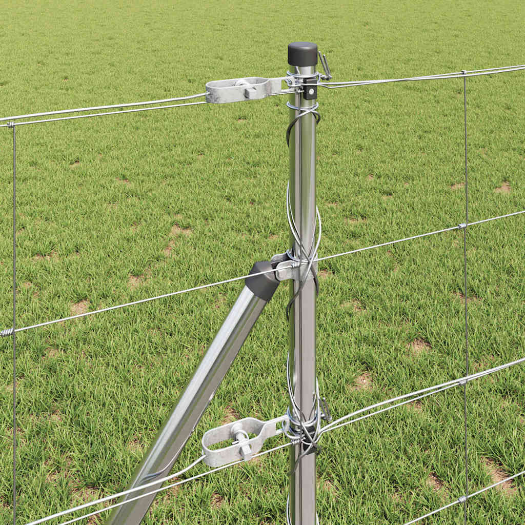 Palo della recinzione Zincato 100 x 0,8 m Acciaio | homemem39