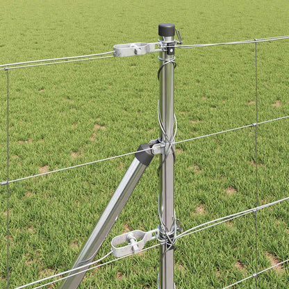 Palo della recinzione Zincato 100 x 0,8 m Acciaio | homemem39
