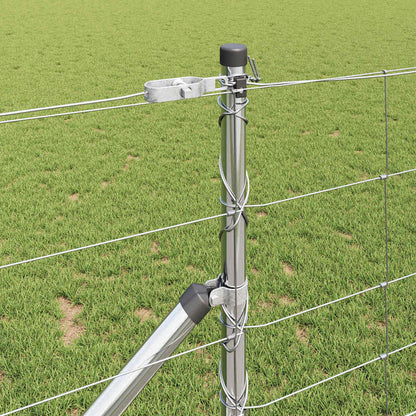 Palo della recinzione Zincato 25 x 1 m Acciaio | homemem39
