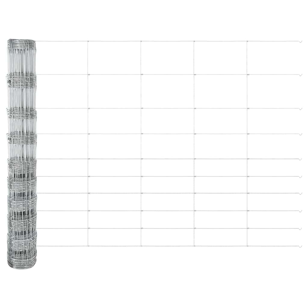 Palo della recinzione Zincato 25 x 1,2 m Acciaio | homemem39