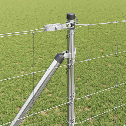 Palo della recinzione Zincato 25 x 1,2 m Acciaio | homemem39