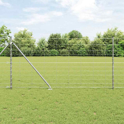 Palo della recinzione Zincato 25 x 1,2 m Acciaio | homemem39