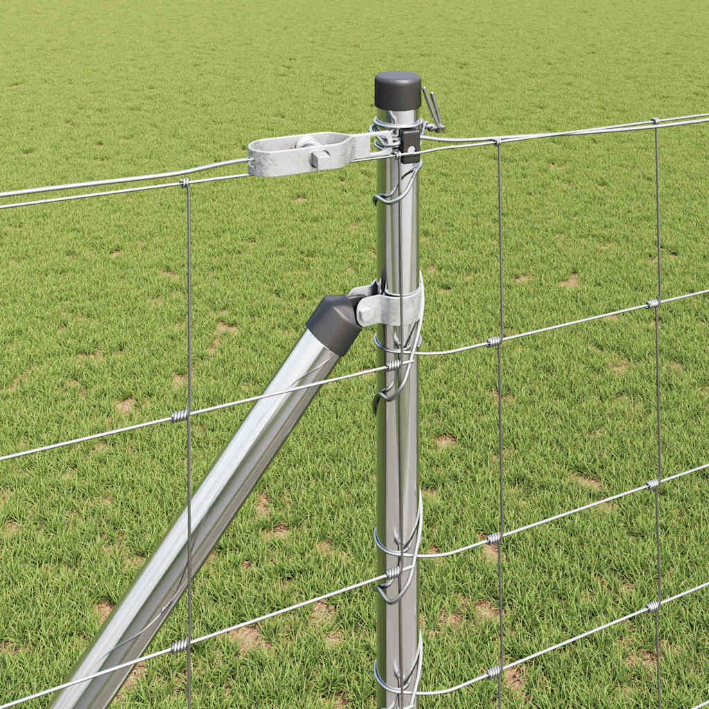 Palo della recinzione Zincato 25 x 1,2 m Acciaio | homemem39