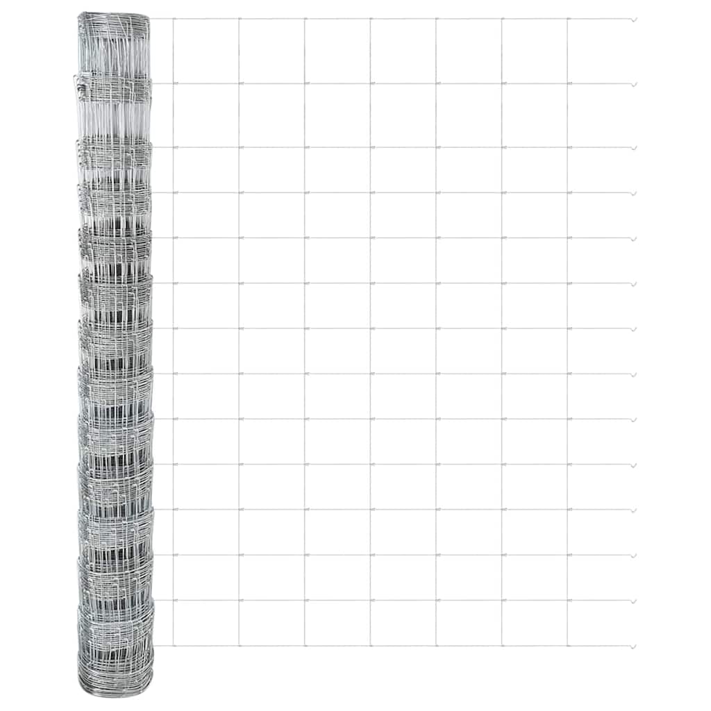 Palo della recinzione Zincato 25 x 1,4 m Acciaio | homemem39