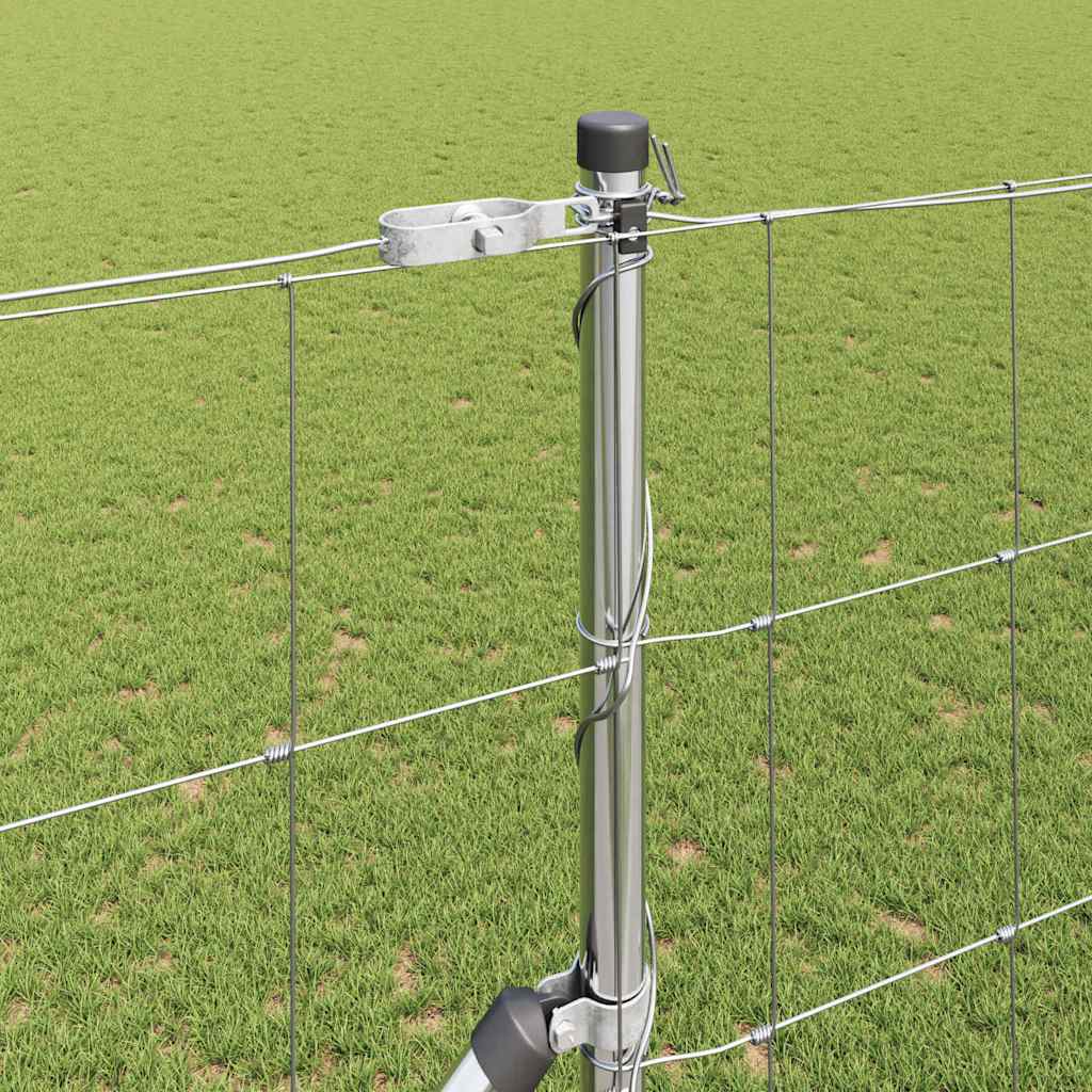 Palo della recinzione Zincato 25 x 1,5 m Acciaio | homemem39