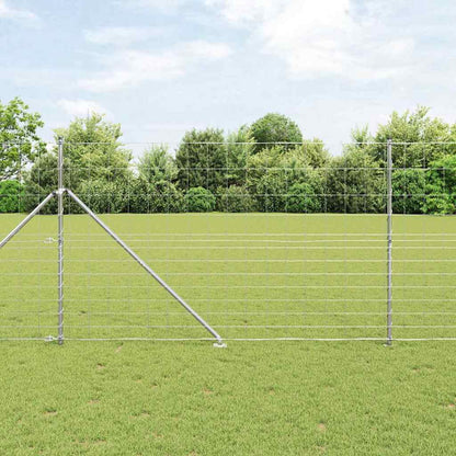 Palo della recinzione Zincato 25 x 1,5 m Acciaio | homemem39