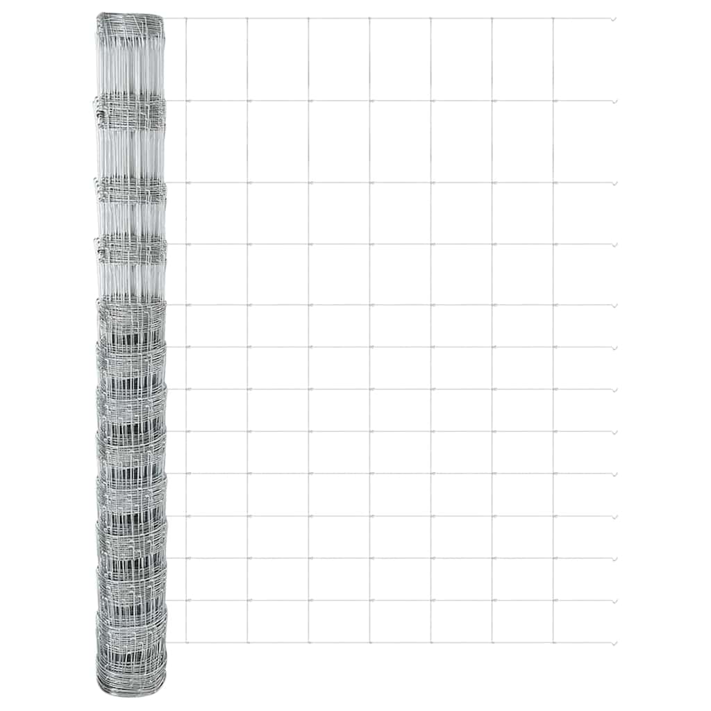 Palo della recinzione Zincato 25 x 1,5 m Acciaio | homemem39