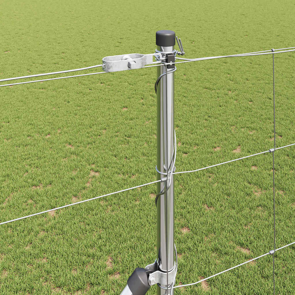 Palo della recinzione Zincato 25 x 1,5 m Acciaio | homemem39