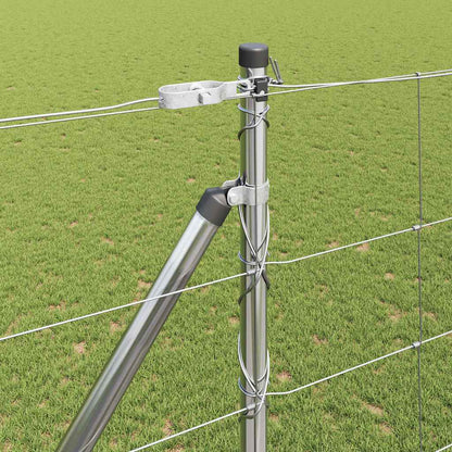Palo della recinzione Zincato 25 x 1,6 m Acciaio | homemem39