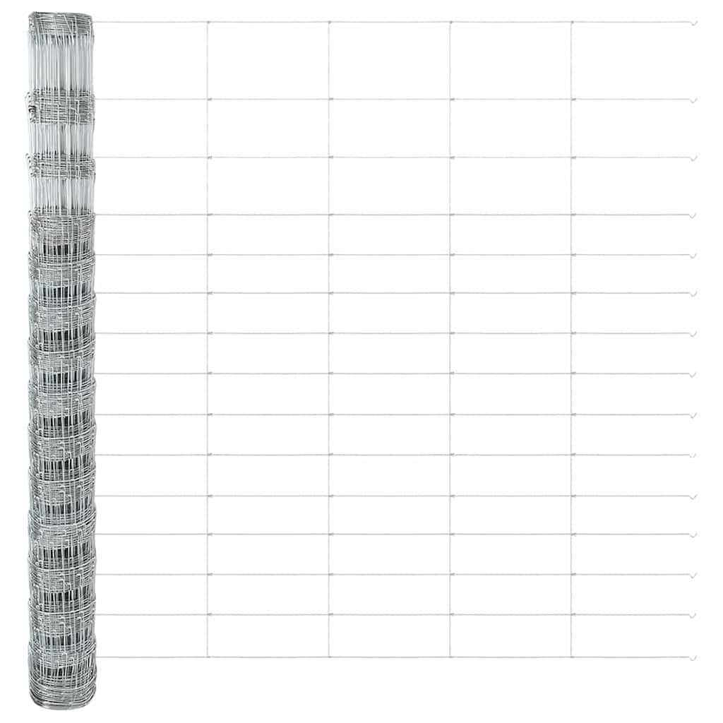 Palo della recinzione Zincato 25 x 1,6 m Acciaio | homemem39