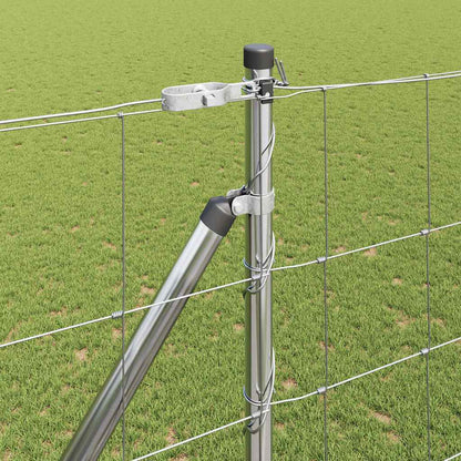 Palo della recinzione Zincato 25 x 1,6 m Acciaio | homemem39