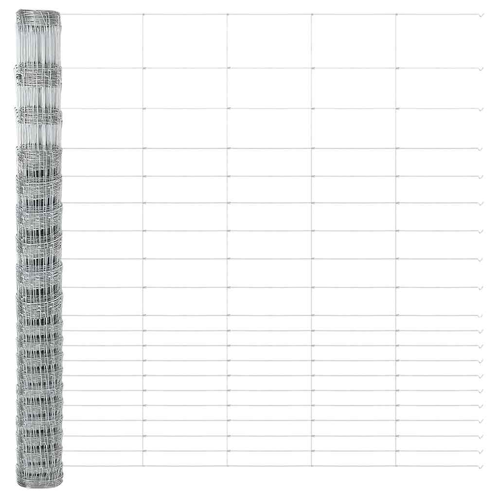 Palo della recinzione Zincato 25 x 1,6 m Acciaio | homemem39