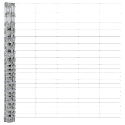 Palo della recinzione Zincato 25 x 1,6 m Acciaio | homemem39