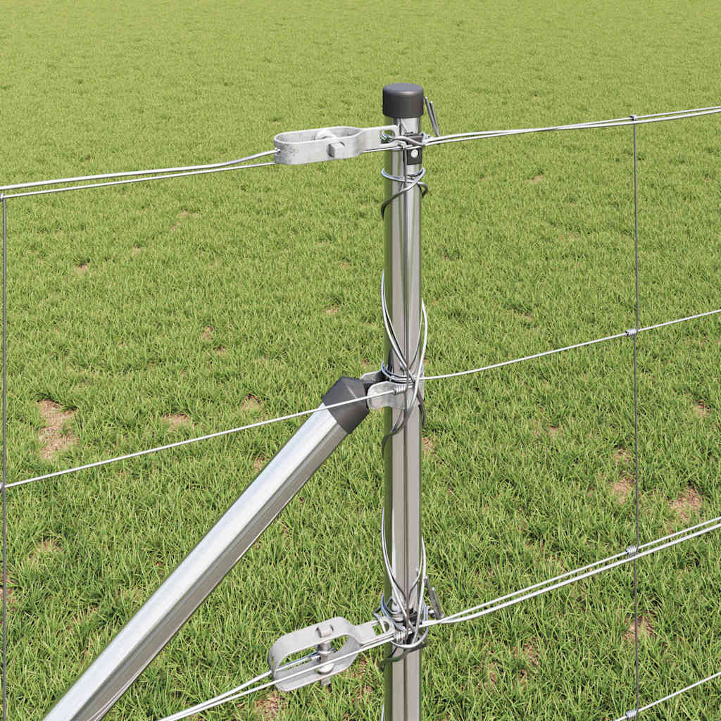 Palo della recinzione Zincato 50 x 0,8 m Acciaio | homemem39